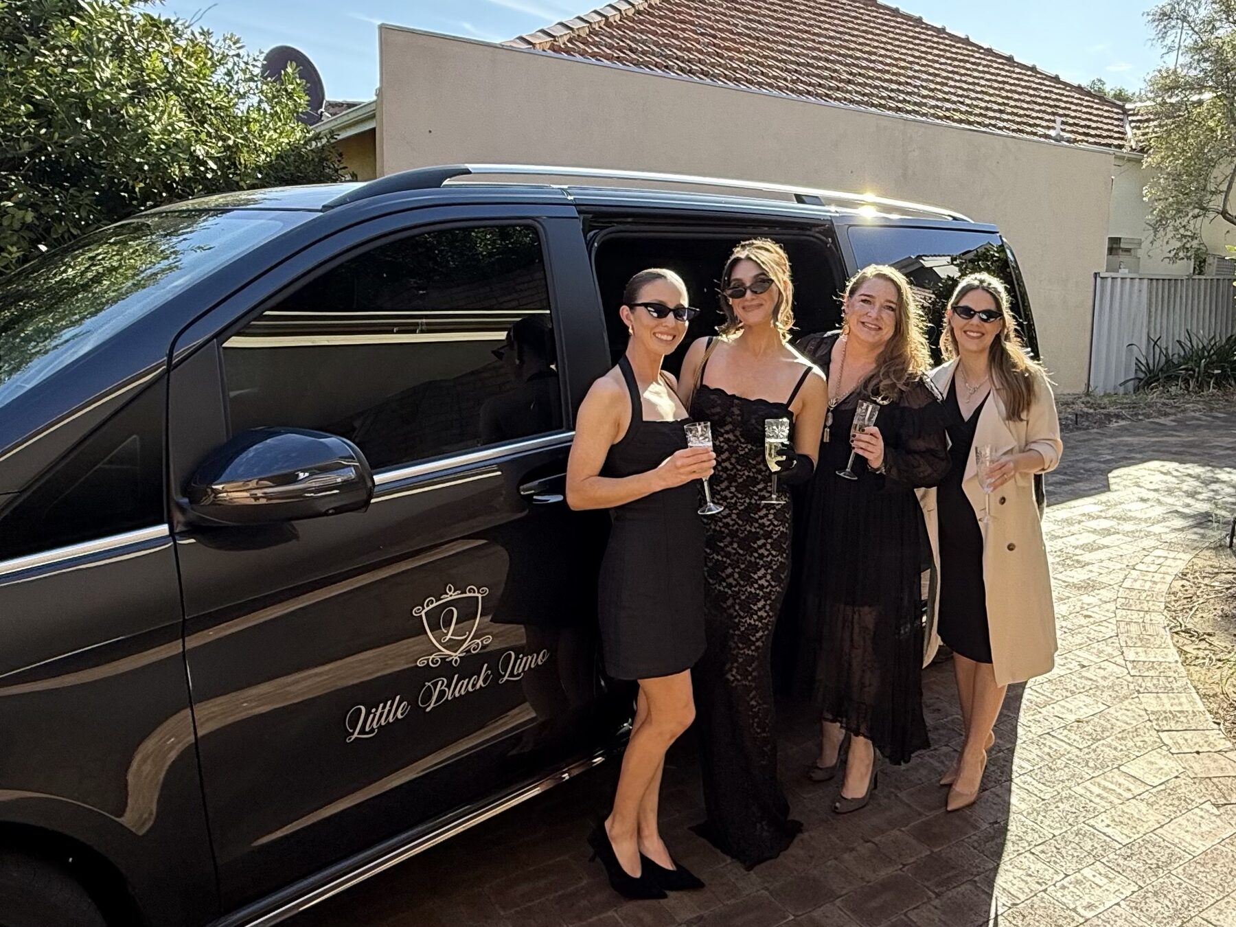 Little Black Limo guests and vehicles