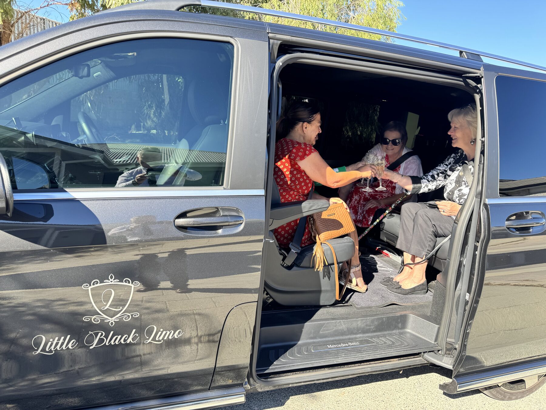 Little Black Limo guests and vehicles