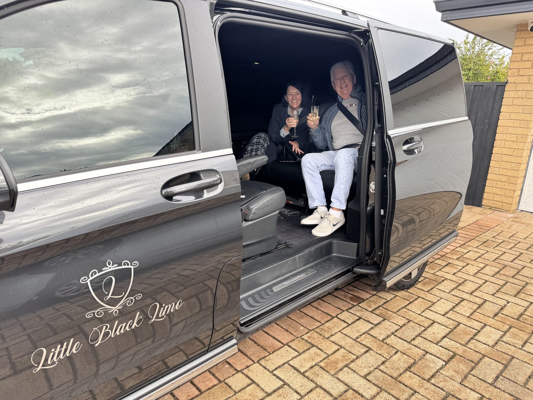 Little Black Limo guests and vehicles
