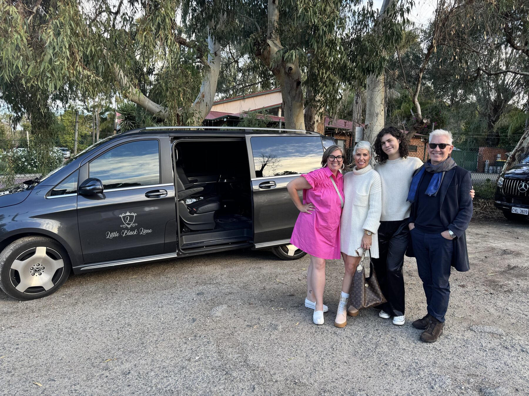 Little Black Limo guests and vehicles